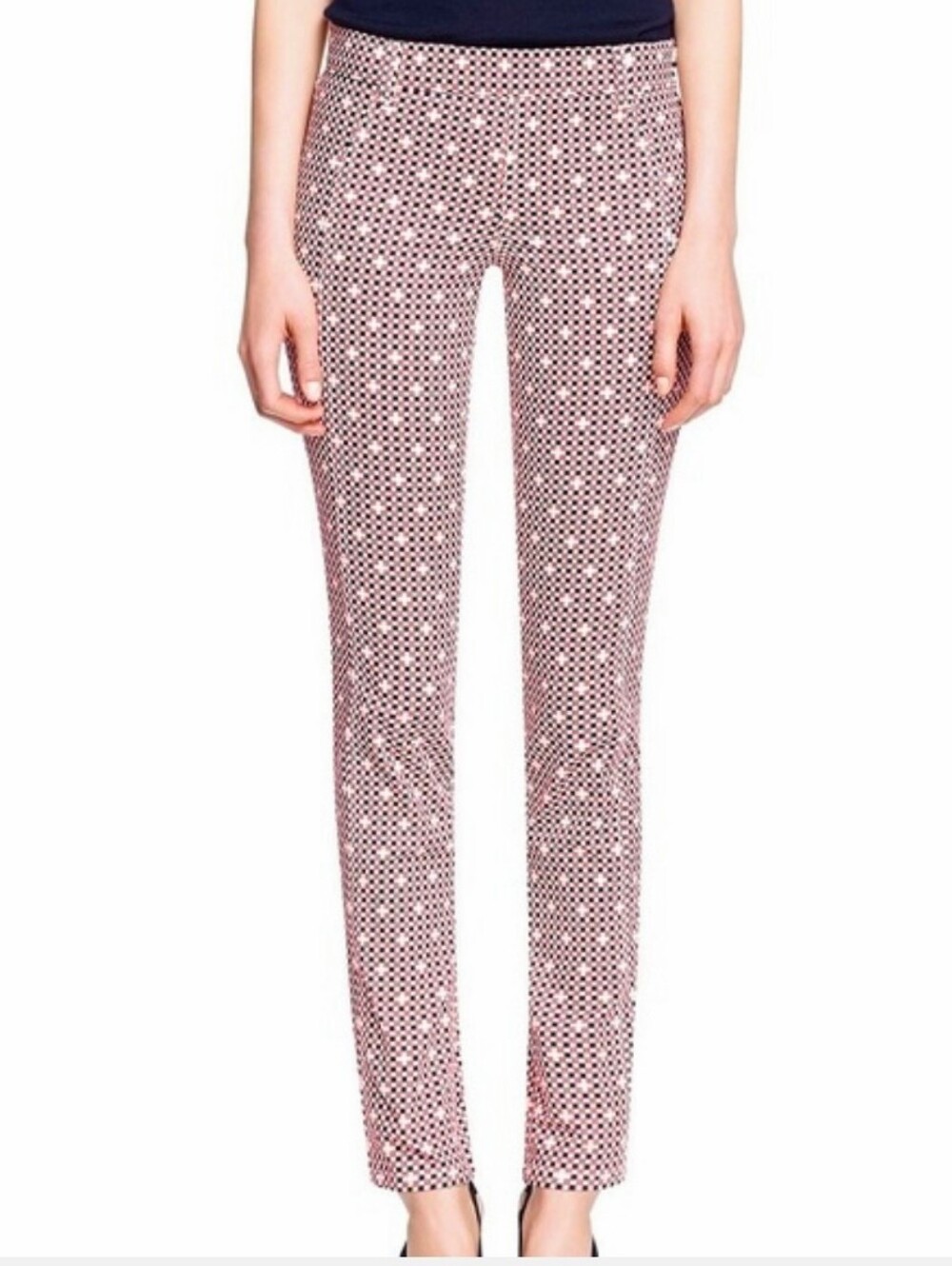 Tory Burch Geometric Print Kaine Pants, Size 28